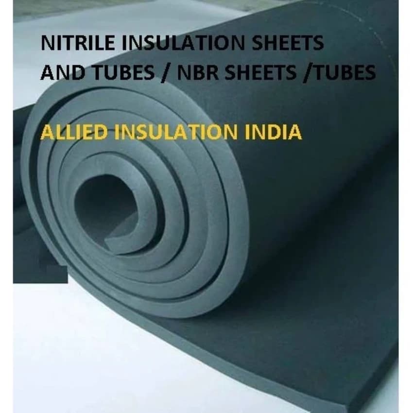 Black Nitrile Insulation Tube, Thermal Conductivity: 30