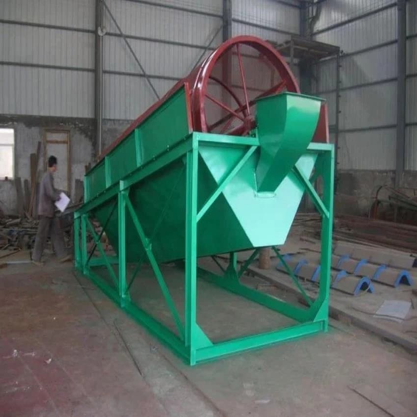 Iron Circular Rotary Drum Screen, For Industrial
