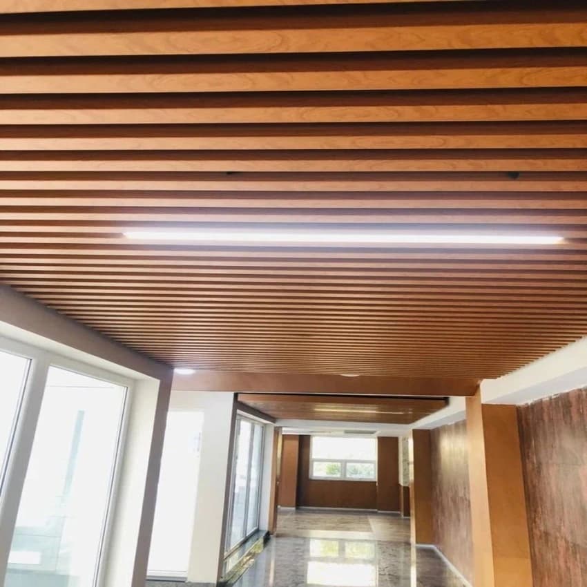 Aluminum Baffle Ceiling, For Sound Absorbers