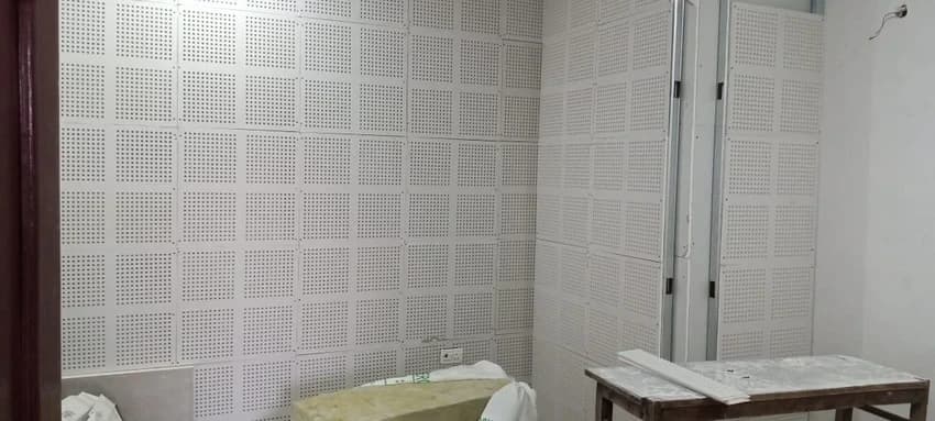 White Acoustic Wall Panel, For Sound Absorbers, Square