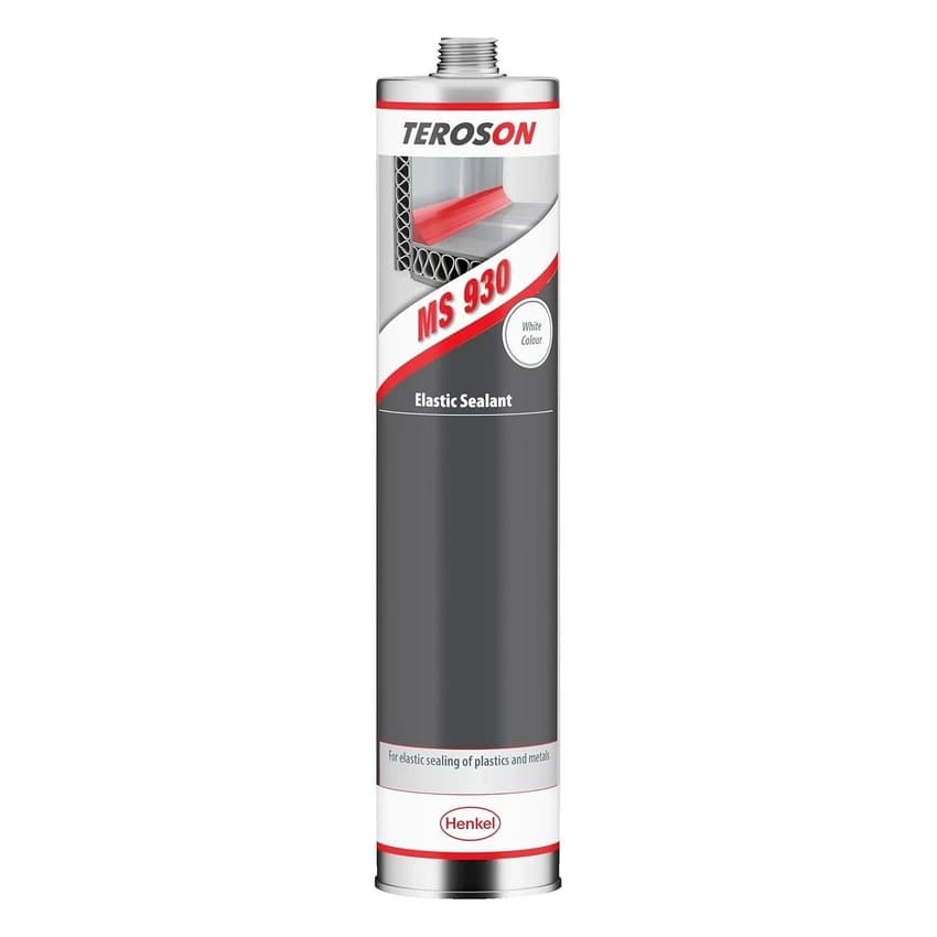 Henkel Teroson MS 930 Gasketing Adhesive Sealant (White, 310ml Cartridge)