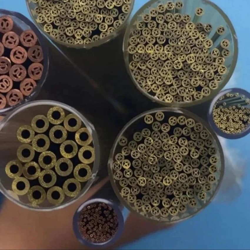 Single Hole EDM Brass Tubes,Multi Hole EDM Brass Electrode Tubes Diameter 0.1-8.0mm
