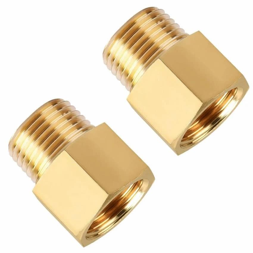 Male brass pipe fittings, 2 inches