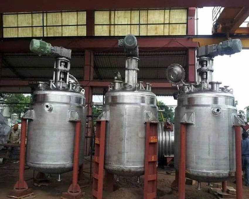 Automatic SS-304/316 Stainless Steel Reaction Vessel, For Industrial