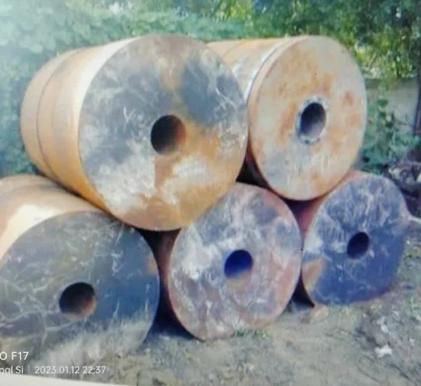 MS Bush Pipes - Mild Steel (100mm Wall Thickness, 610mm Outside Diameter)