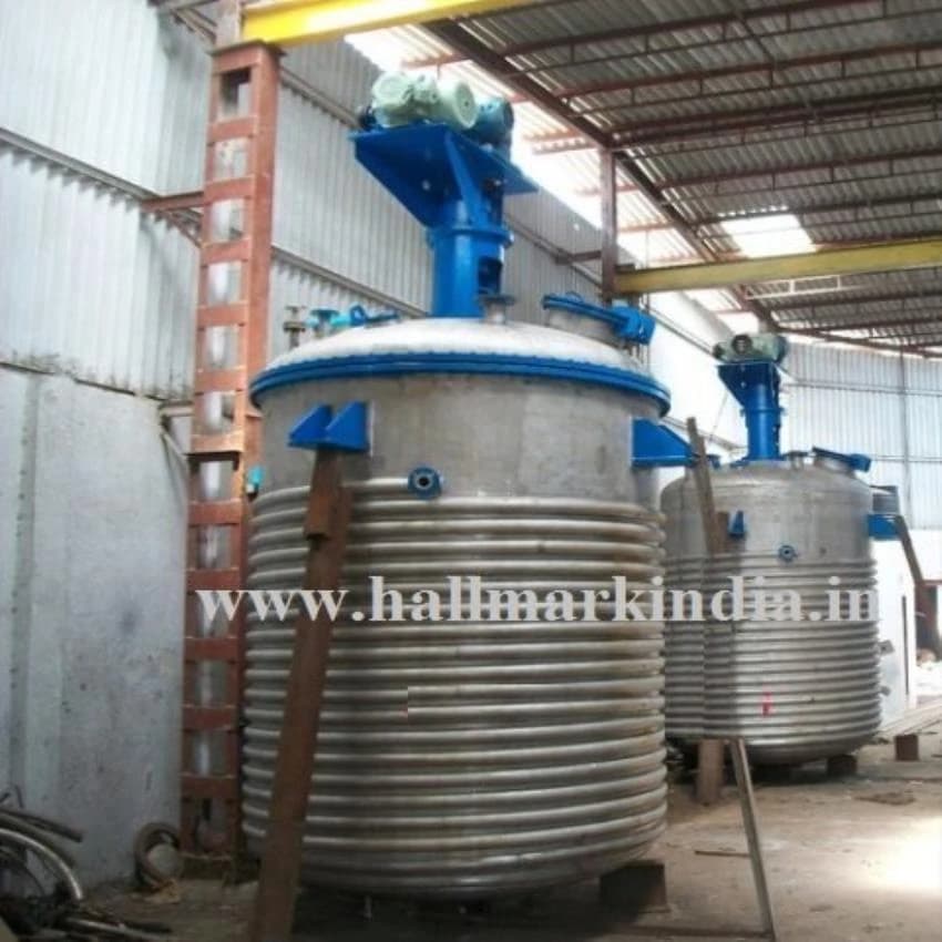 Sa240 Gr.40 Limpet Coil Reactor, Max Pressure: 3-6 kg