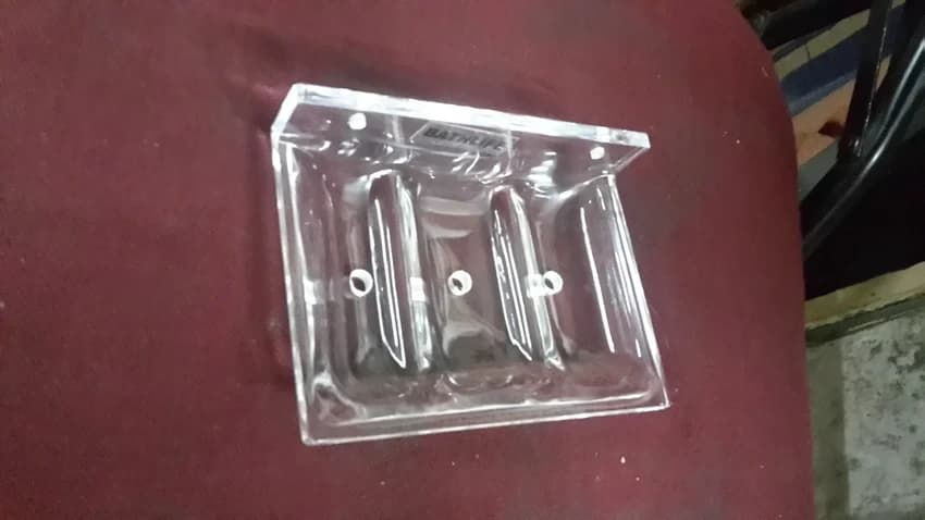 Transparent Burhani Acrylic Soap Box, Shape: Rectangular