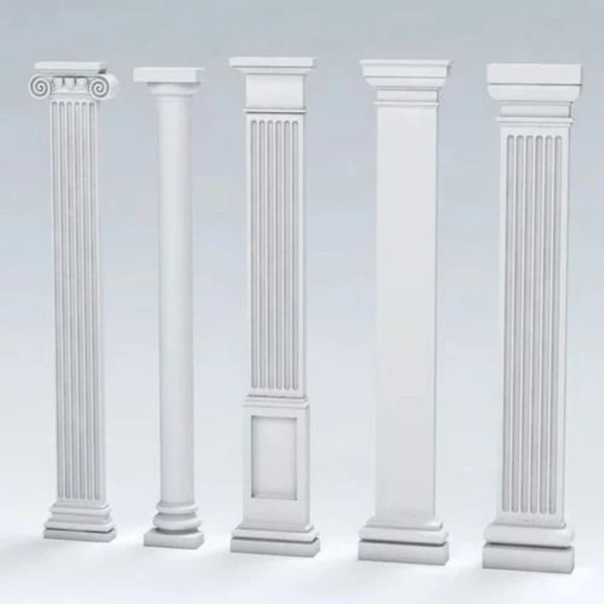 Multicolor Designer FRP Fiber Pillar full customized, For Wedding, 5 To 10 Ft