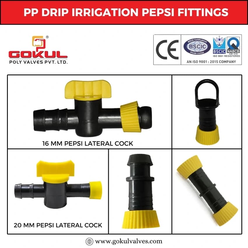 PP pepsi pipe fittings, Pressure rating: PN10, 12 mm