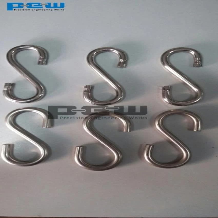 Steel S Hook, Size: 3mm To 100mm