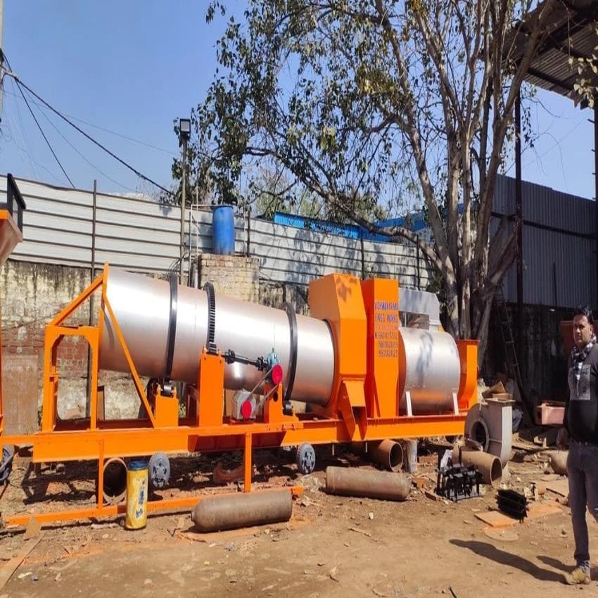 Diesel Mobile Asphalt Hot Mix Plant Manufacturer and supplier, For Industrial