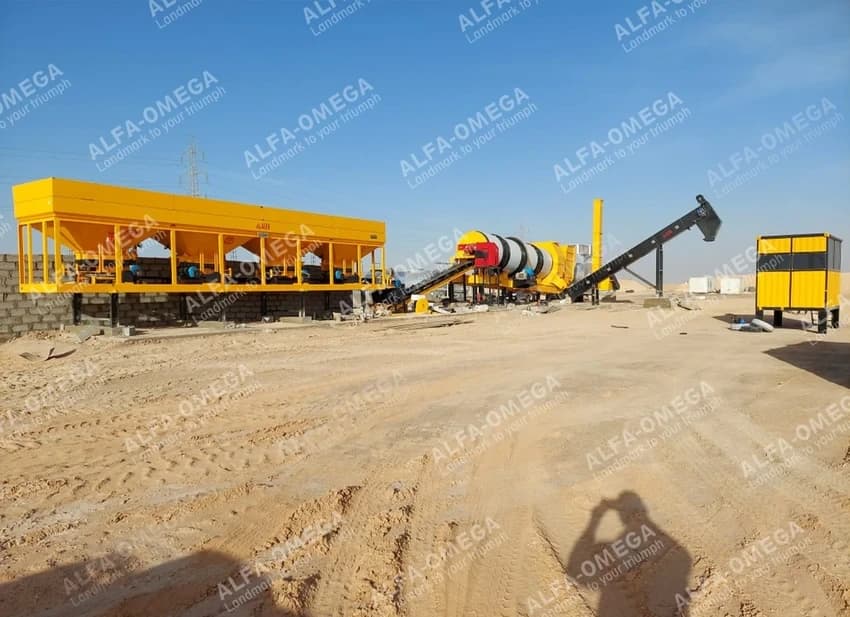 ALFA Ms Asphalt Hot Mix Plant 90 TPH