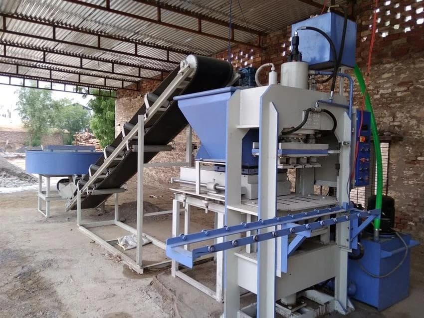 Solid Automatic Fly Ash Brick Making Machine