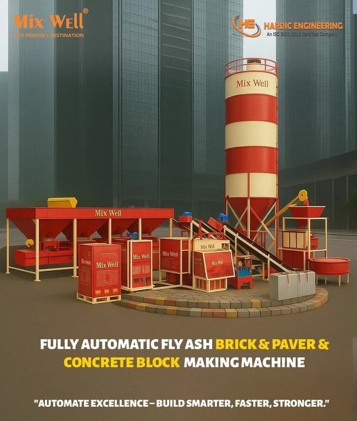Fully Automatic Fly Ash Brick Making Machine