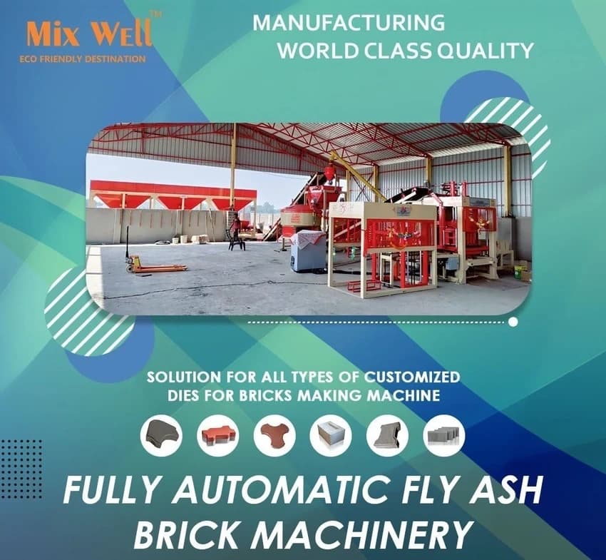 Fully Automatic Fly Ash Brick Making Machine