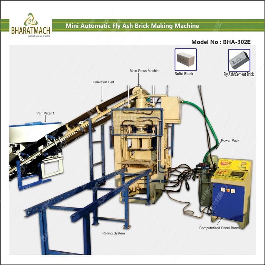 Automatic Fly Ash Brick Making Machine