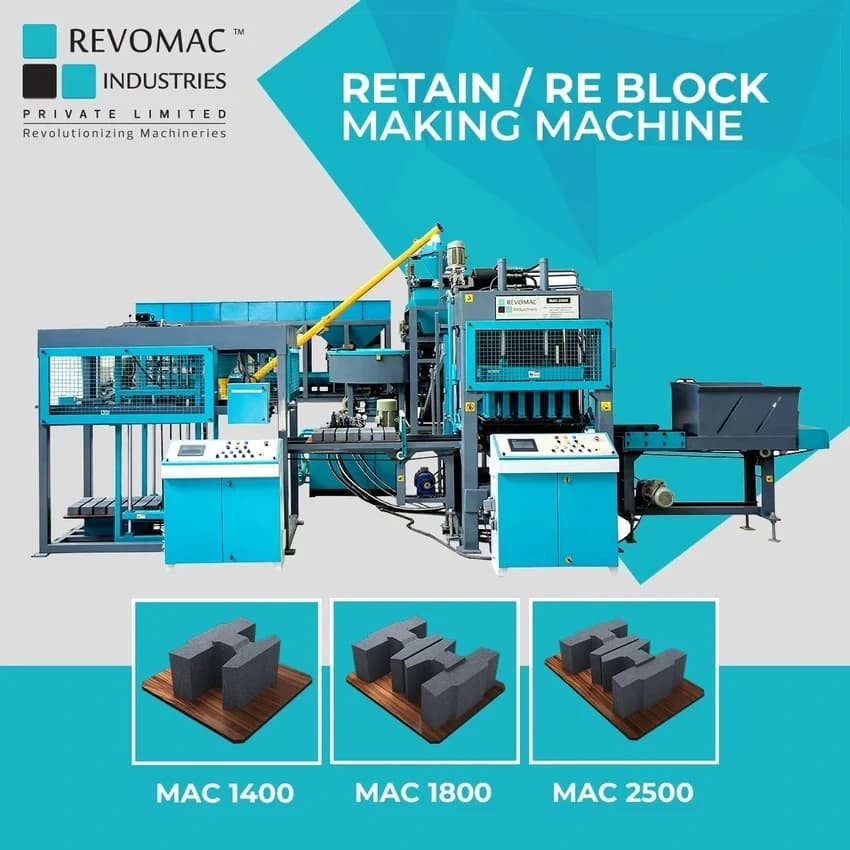 RETAIN/ RE Block Making Machine, Automation Grade: Automatic