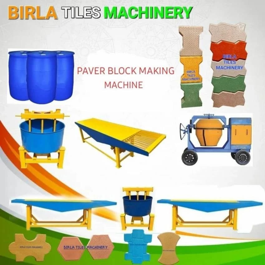 8 KW Mild Steel Vibration Block Making Machine, Automation Grade: Semi Automatic, Capacity: 500-1000 Blocks per hour