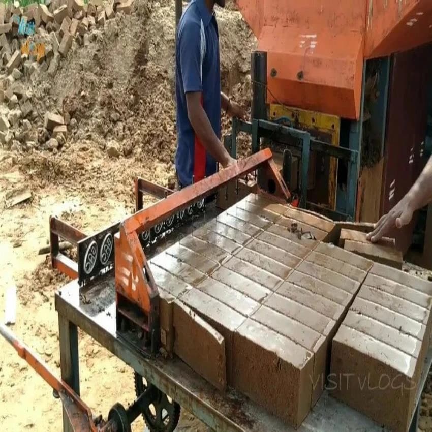 Manual Solid Brick Making Machine