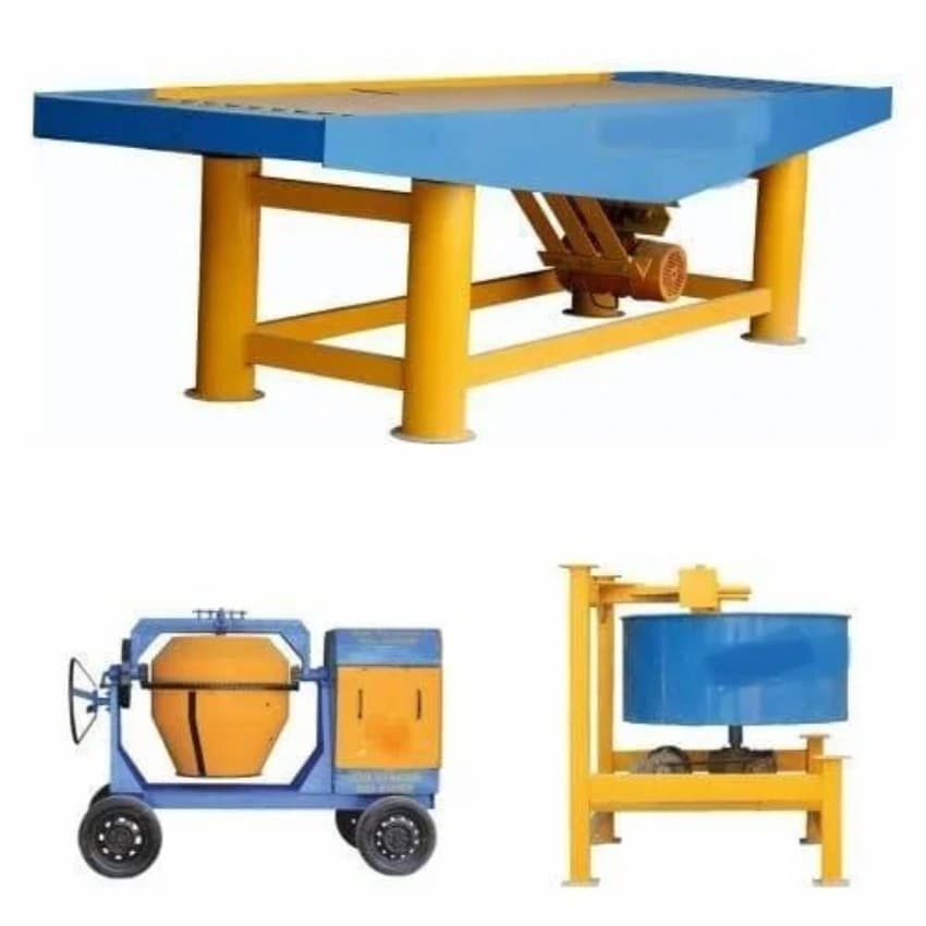 Concrete Paver Block Machine, Semi Automatic