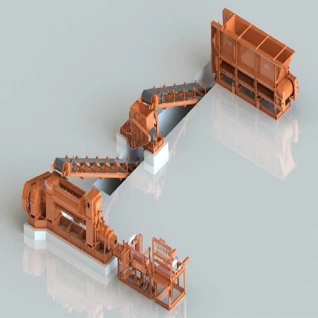 Clay Bricks Making Machine