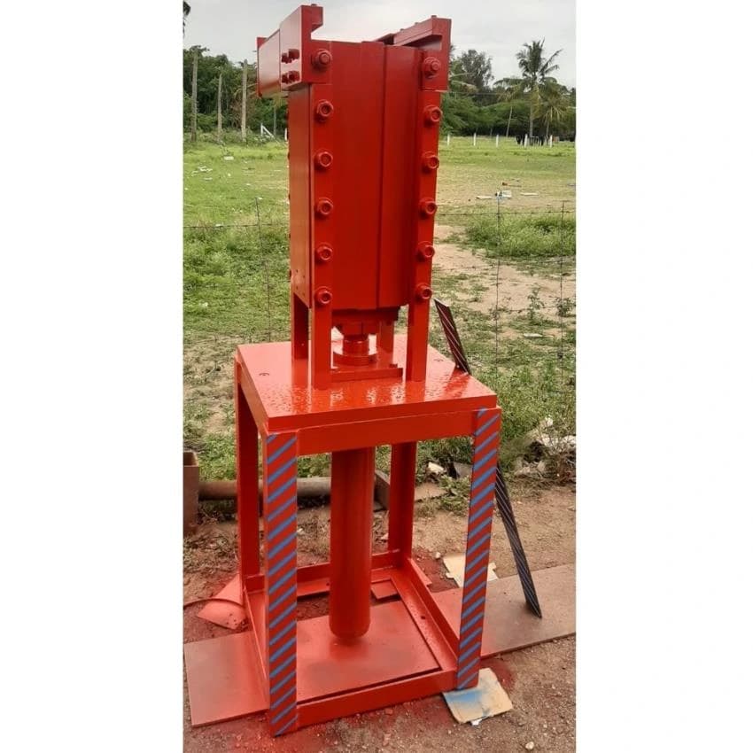 Semi-Automatic Solid Clay Brick Making Machine