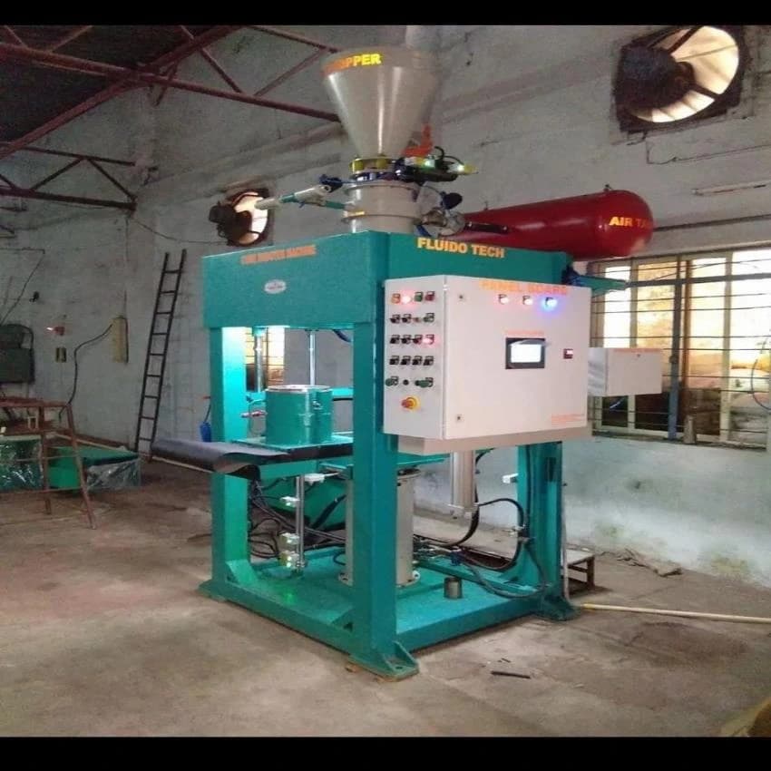5H.P Semi Automatic Single Shot Crucible Making Machine (OSC), Blow Area: 230, Production Capacity: 1-3 ton/day