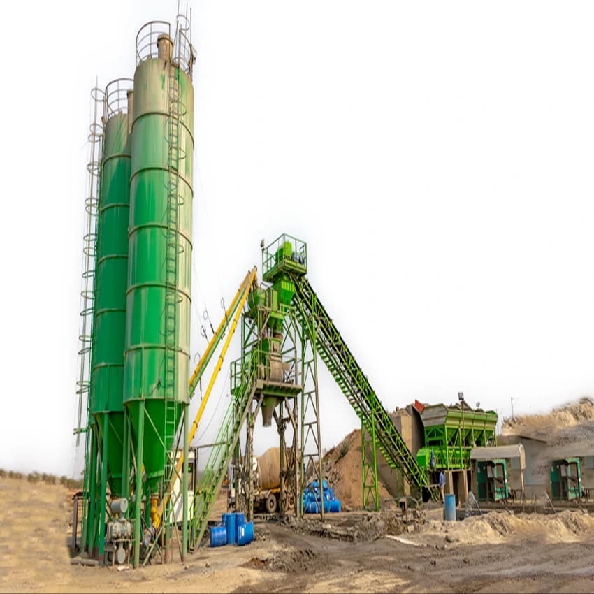 Schwing Stetter H1J Horizontal Concrete Mixing Plant, Capacity: 60m3/hr