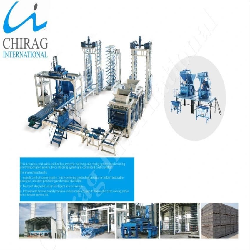 Chirag Hi Resistance Concrete Block Making Machine, Capacity: 1000-1500