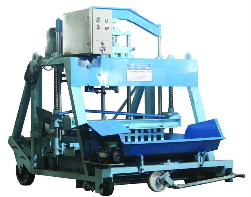 Semi- Automatic Hydraulic Concrete Block Making Machine