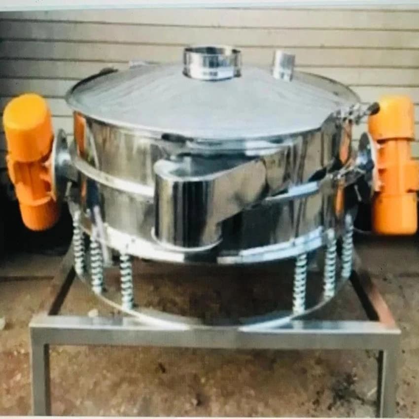 INLINE / CENTER DISCHARGE VIBROSIFTER, For Industrial, Capacity: 100 kg/hr