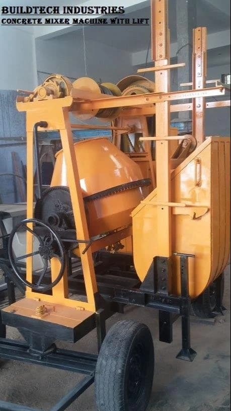 Diesel Buildtech Concrete Mixer Cum Hoist, Output Capacity: 560 Liters