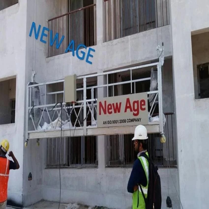 New age Stainless Steel working construction platform, Double Mast, Model Name/Number: Zlp 800