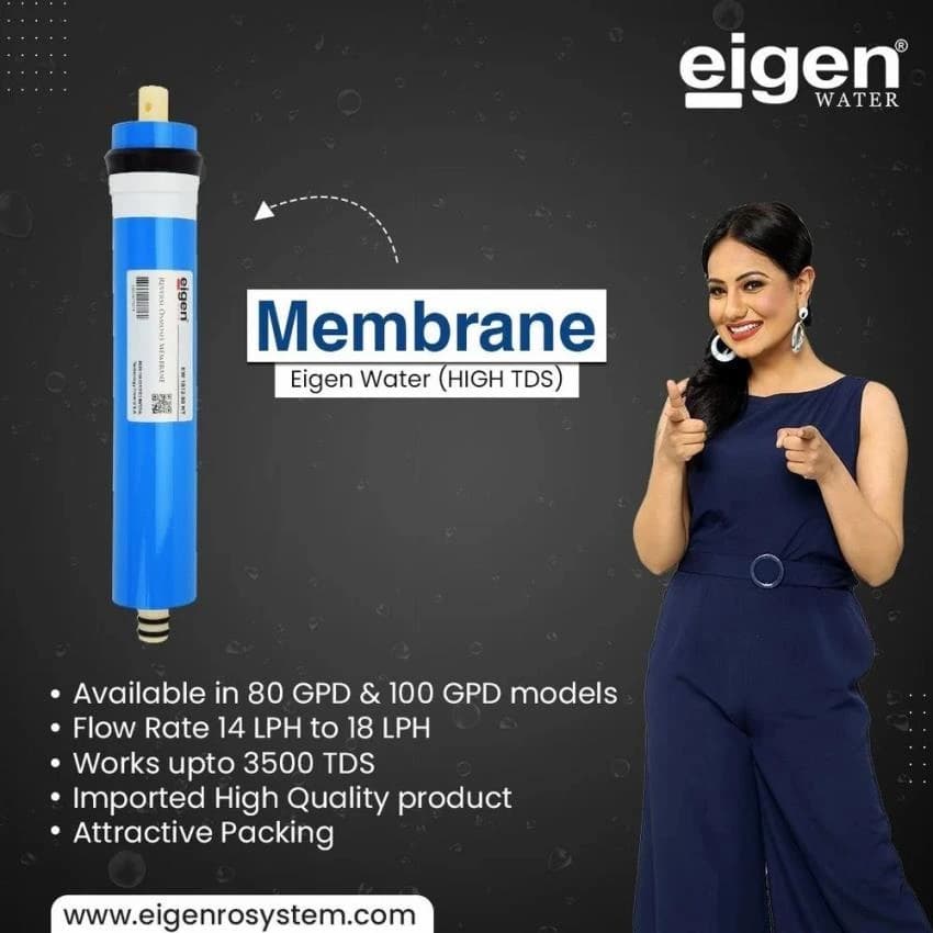 White RO Membrane Eigen Water - 90 GPD (2500 TDS)
