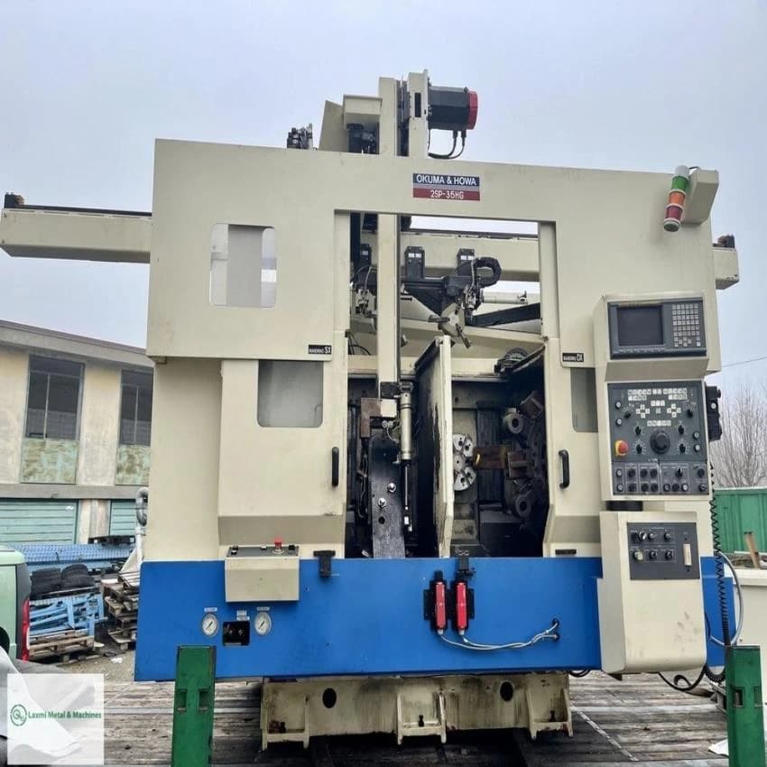 TWIN SPINDLE CNC LATHE OKUMA 2SP 35HG, Maximum Turning Length: 230 Mm, Maximum Turning Diameter: 380 Mm