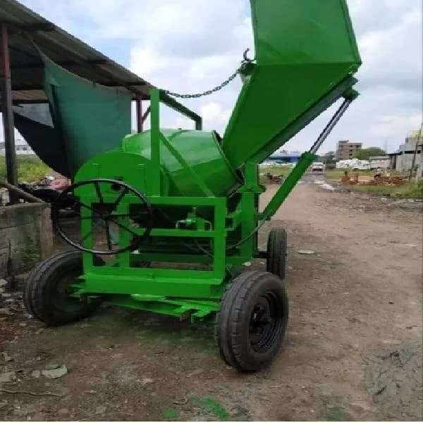 Mixer With Hydraulic Hopper