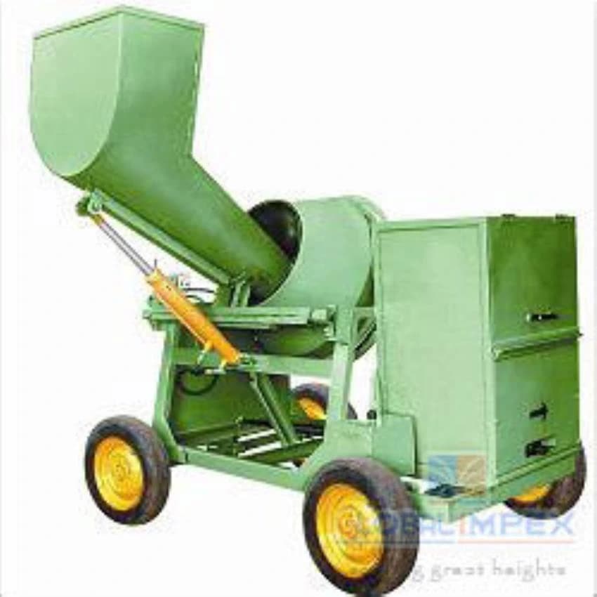 Diesel Engine Hydraulic Concrete Mixer Machine, Drum Capacity: 1000 L