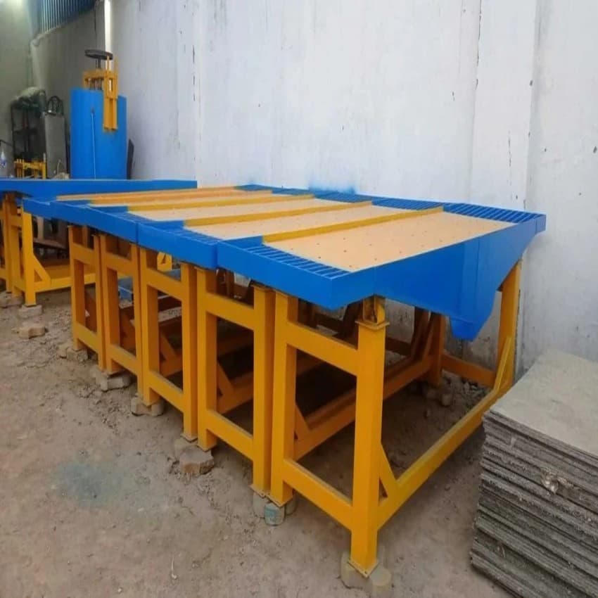 Zig Zag Interlocking tiles Machine