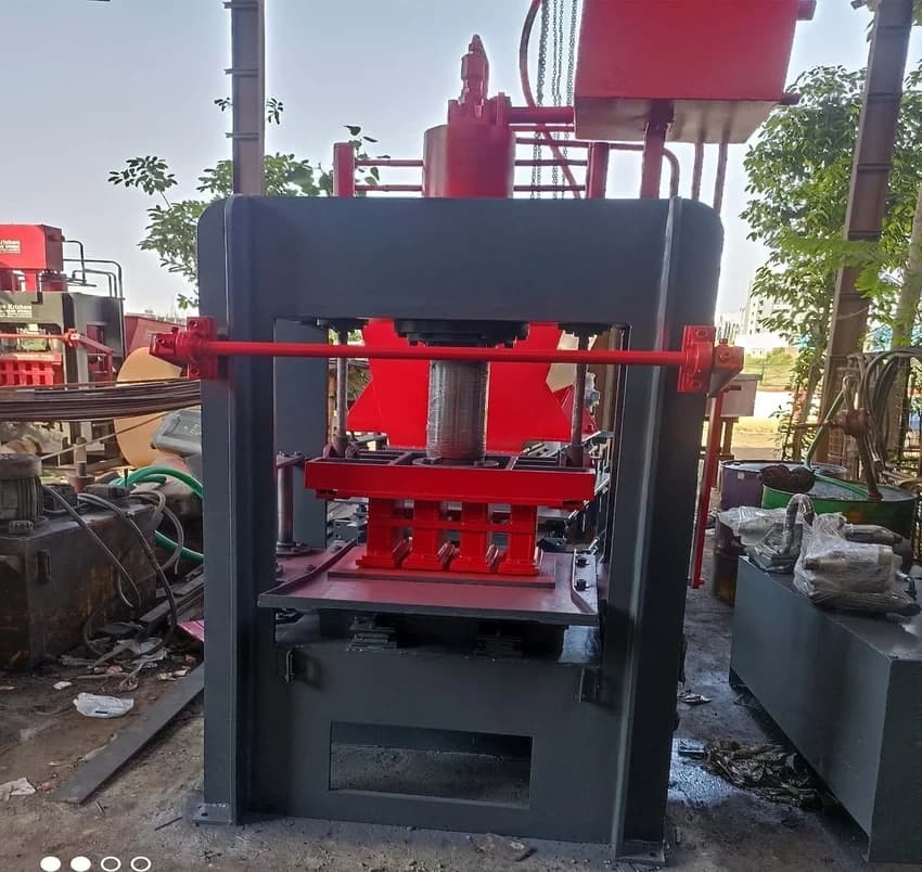 Automatic 1500Pieces/Hr Dual Cylinder Fly Ash Brick Making Machine