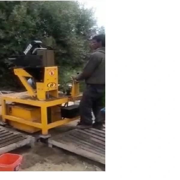 Semi-Automatic Fly Ash Brick Making Machine