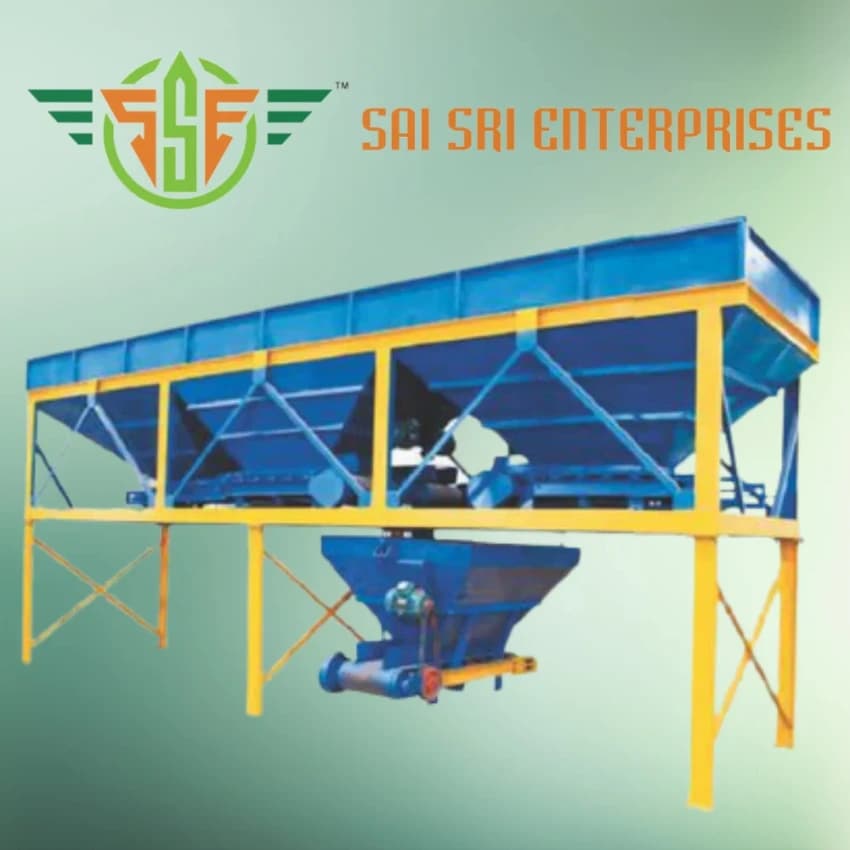 Sai Sri Enterprises Fully Automatic 3 Bin Batching Plant