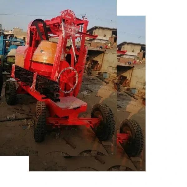 Two Leg Lift Concrete Mixer Machine