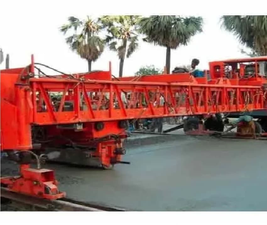 Fixed Foam Concrete Paver Machine, Paving Width: 10 m
