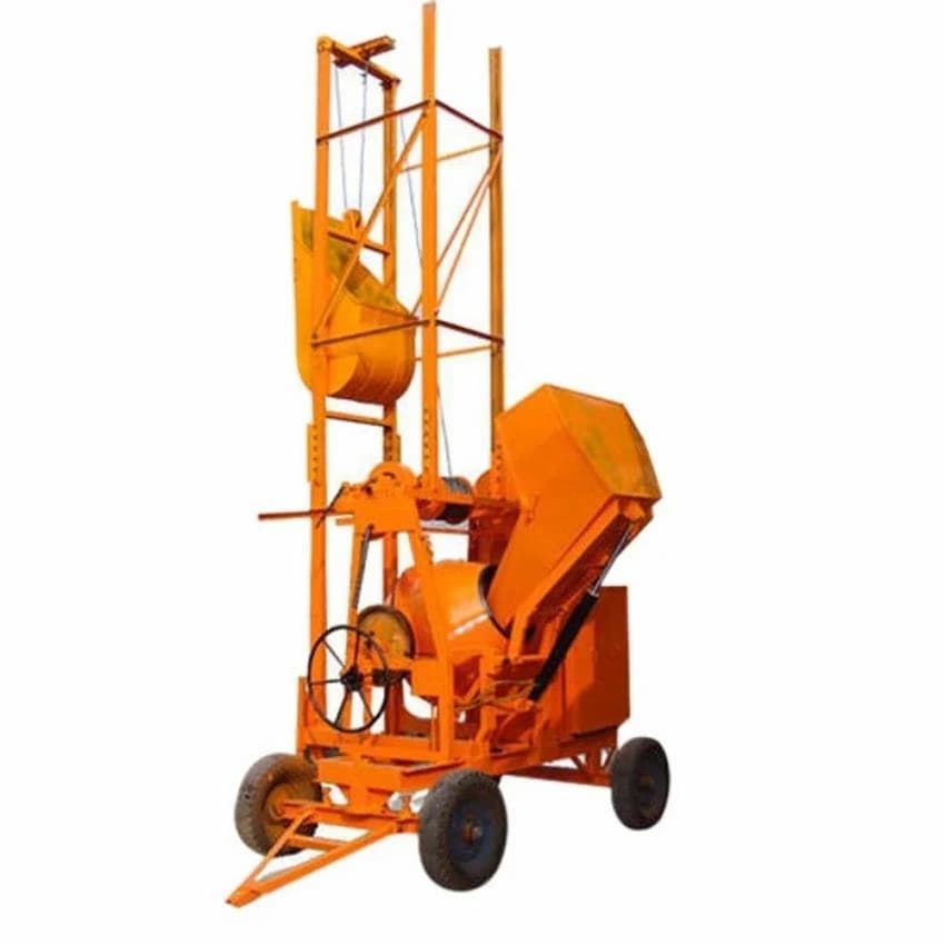 Diesel Engine Perfect Concrete Mixer With Lift