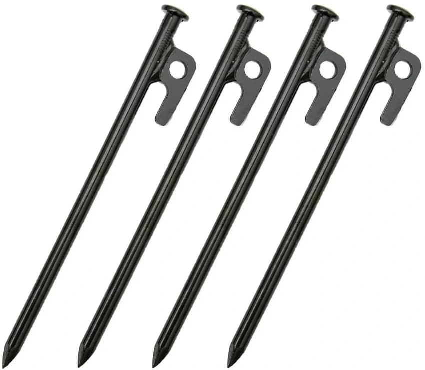 Black Heavy Duty Tent Stakes