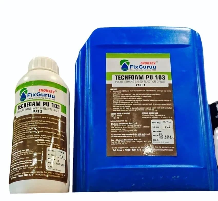 Techfoam PU-103 10kg POLYURETHANE BASED INJECTION GROUT