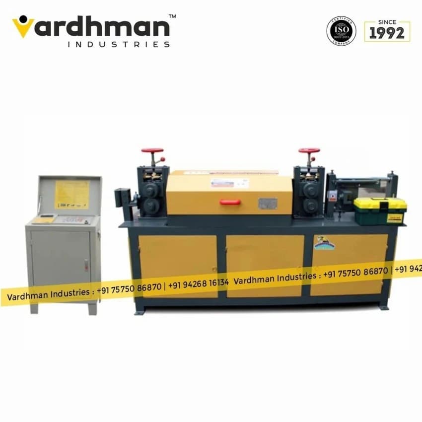 D''coiling & Straightening Machine 8 MM, Production Capacity: 35 - 45 M/Min