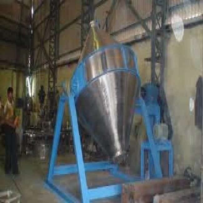 SS And MS Rhombus Type 5 HP Double Cone Mixer, Capacity: 3500 Litres