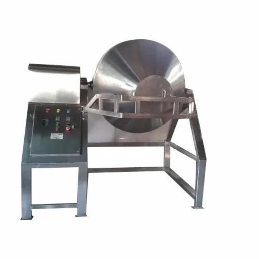 Semi Automatic Stainless Steel Double Cone Blender