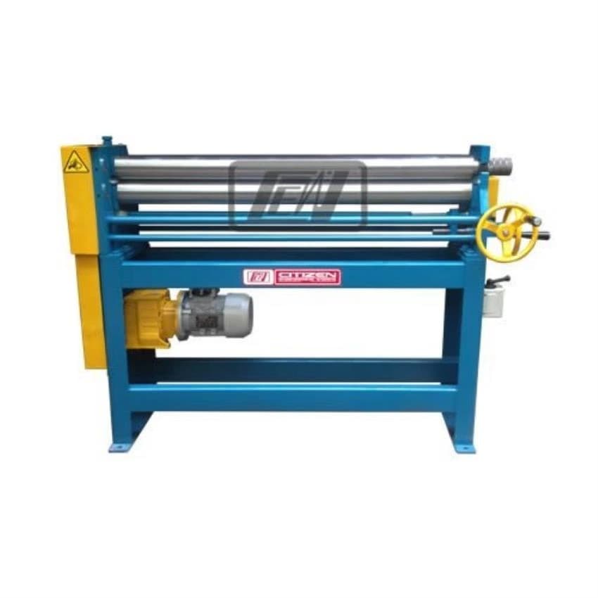 Electric Steel 3 Roll Bending Machine, Automation Grade: Semi-Automatic